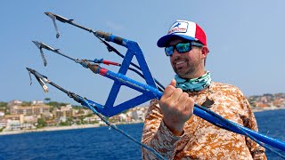 Using a Trident to Catch Swordfish in Italy [upl. by Matlick705]