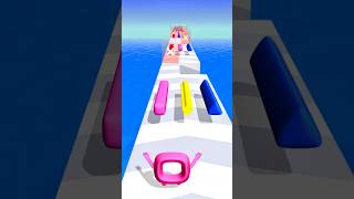 Colourful Shape slime run iOS Gameplay 🤩💫shorts gaming youtubeshorts [upl. by Trish951]