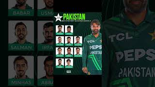 Pakistan playing 11 vs australia series 2024 cricket shorts trending ytshort fyp [upl. by Anaoy]