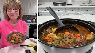 Healthy Hamburger Soup  Crockpot Healthy Hamburger Soup  Healthy Hamburger Soup Recipe [upl. by Ttenyl564]