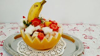 Healthy and Delicious Fruits Salad  Foydali va Mazali Mevali Salat Tayyorlash [upl. by Ydoow]