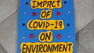 English ASL Project on Impact of Covid19 On EnvironmentNature Class 11amp12 Term2 CBSE 2022 [upl. by Melodie]