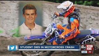 Students mourn teen killed in motocross crash in Clearwater [upl. by Gaiser987]