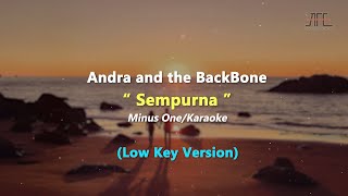 Andra And The BackBone  Sempurna  Karaoke  Piano Violin Low KeyNada Rendah [upl. by Dunning]