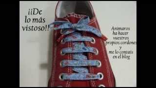 Tutorial para hacer cordones de zapatos [upl. by Blair]