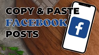 How To Copy And Paste On Facebook  How To Copy And Paste On Facebook Lite [upl. by Kwon219]