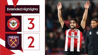 Brentford 3 West Ham United 2  Extended Premier League Highlights [upl. by Velasco]