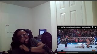 WWE Wrestlers Overselling Moves Hilariously for 6 Minutes Straight TRY NOT TO LAUGH REACTION [upl. by Claudina]