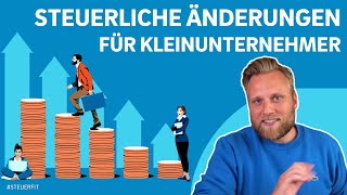 NEU Änderungen für Kleinunternehmer  Jahressteuergesetz 2024 [upl. by Adriell739]