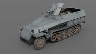 Sdkfz25110 HalfTrack [upl. by Neeloj861]