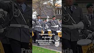 Preußens Gloria  Ausmarsch der Bundeswehr 🦅🇩🇪militär  wachbataillon marsch musik [upl. by Raclima218]