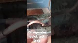 Quick test leak of refrigeration unit [upl. by Helm]