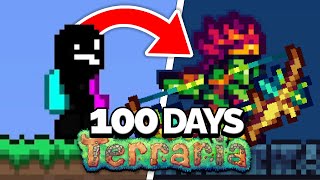 I Spent 100 Days in the Calamity Mod on Terraria [upl. by Carleton148]