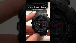 Casio G Shock Battery Replacement  How to Replace the Watch Battery on a Casio G Shock [upl. by Arakaj]