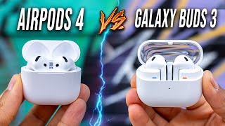 Airpods 4 VS Samsung Galaxy Buds 3  ULTIMATE COMPARISON [upl. by Aerdnael]