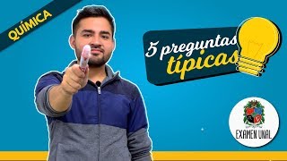 5 Preguntas  Química 🥇 Examen Universidad Nacional [upl. by Marcoux766]