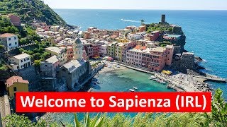 Welcome to Sapienza IRL feat Vernazza [upl. by Anitnatsnoc]