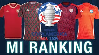 EL RANKING DE CAMISETAS DE LA COPA AMÉRICA 2024 [upl. by Hesky]