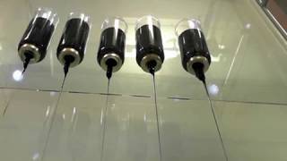 Spedup pitch drop experiment tests solidliquid divide [upl. by Aisinut]