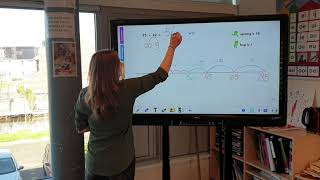 Instructie Rekenen Herhaling  Minsommen op de Getallenlijn [upl. by Selrahc]