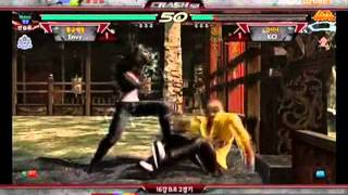 Tekken Crash S8 16강 B조 Cross Counter by Kitoyamo [upl. by Ipoillak]