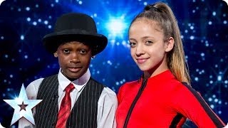 Dancers Lauren and Terrell are on a mission  Britains Got Talent 2014 [upl. by Kimmi867]