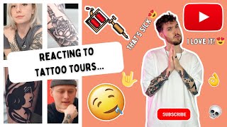 Reacting To Tattoo Tours On YouTube 4 [upl. by Bonnee971]