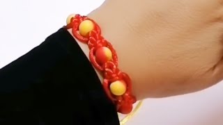 👉 TUTORIAL Diseña Tus Propias Pulseras de Hilo Paso a Paso [upl. by Daitzman179]