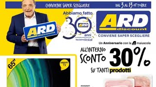 Volantino🗞 ARD DISCOUNT dal 3 al 13 OTTOMBRE 2024anteprima [upl. by Dilks]