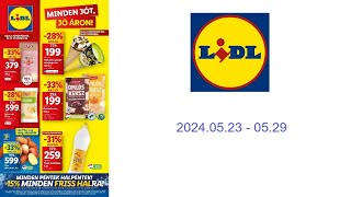 Lidl akciós újság HU 20240523  20240529 [upl. by Care]