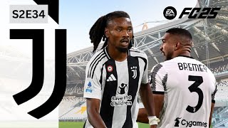 JONATHAN U FORMI  EA FC 25 Career mode  Juventus S2 34 [upl. by Syst]