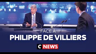 Face à Philippe de Villiers  24 novembre 2023 CNews [upl. by Ellasal487]