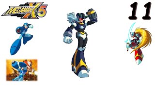 Mega Man X5  Hunter Base Stage X amp Zero Vs Dynamo  Round Two [upl. by Leinnad]