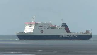 Manxman amp Ben My Chree Heysham 24th August 2023 [upl. by Minne]