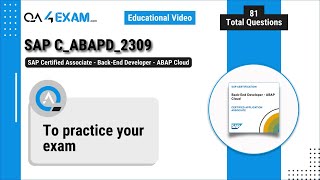 CABAPD2309 SAP Certified Associate  BackEnd Developer  ABAP Cloud [upl. by Darees]