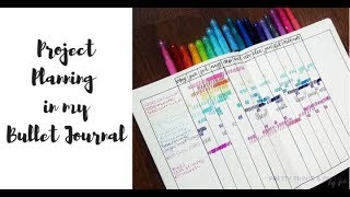 Project Planning in the Bullet Journal [upl. by Wanda]