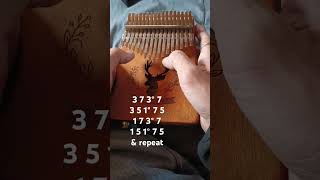 Aria Math C418 Kalimba w Tabs [upl. by Anaiek]