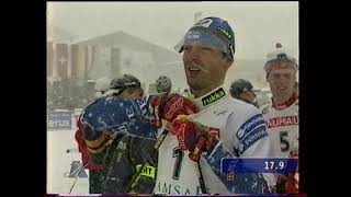 Ramsau 1999 World Ski Championships Mens 15 Km Free Pursuit Russianрусском [upl. by Millian]