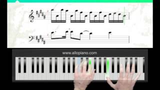 ALLOPIANO  Cours de piano  Vanessa Carlton  A thousand miles [upl. by Adnaw]