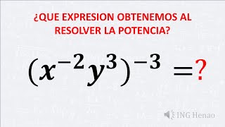 🤔¿Puedes Resolver la potencia y Simplificar 🤔Aplica propiedades de los Exponentes [upl. by Arty605]