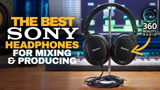 The Best SONY HEADPHONES for Music Production amp Mixing  Sony MDRMV1 Studio Headphones [upl. by Lyon660]