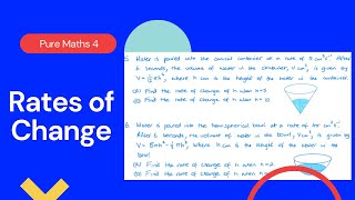 Rates of Change Edexcel IAL P4 53 [upl. by Aubine]