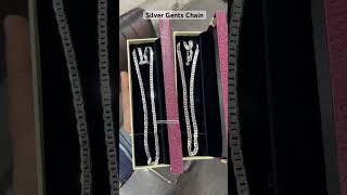 Silver Gents Chain💯✨ nagpaljewellers silver gents chain trending 925silver branded [upl. by Asira]