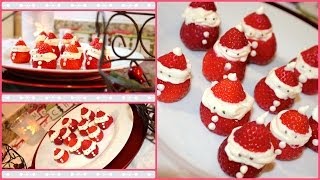 DIY Santa Strawberry Treat [upl. by Retniw]