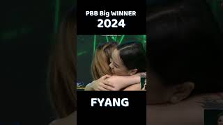 PBB BIG WINNER FYANG 2024 [upl. by Ehtyaf]