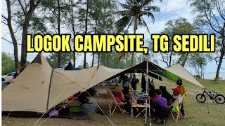 LOGOK CAMPSITE TANJUNG SEDILI KOTA TINGGI  VLOG JALAN JALAN [upl. by Etennaej]