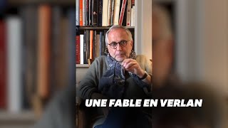 Fabrice Luchini récite une fable de La Fontaine en verlan sur Instagram [upl. by Dallman262]