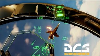 DCS  FA18C  Practicing Dogfights In Multiplayer Server  Quest 2 VR Headsets [upl. by Lamiv]