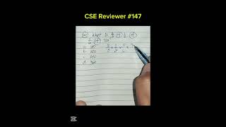 CSE Reviewer 147 [upl. by Dyob]