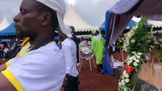 Inhumation de Cabrel Nanjip  arrivée de la dépouille de linfluenceur à lesplanade du [upl. by Deny]